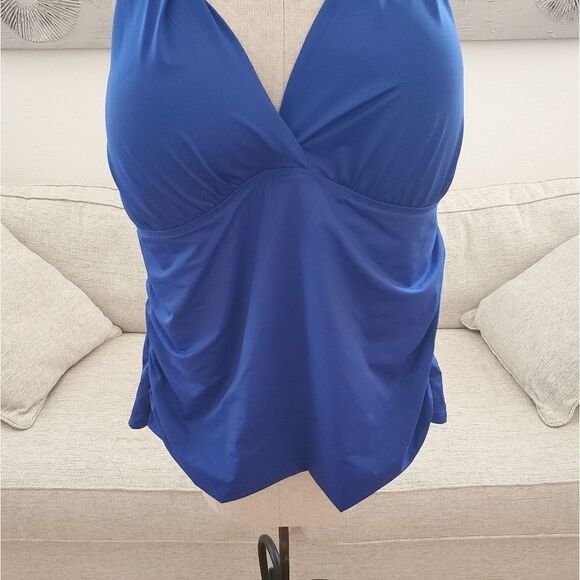 La Blanca Island Goddess Halter Tankini Top - NEW - Picture 5 of 13